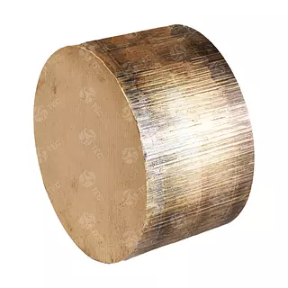 Barra Bronce Silicio Redondo